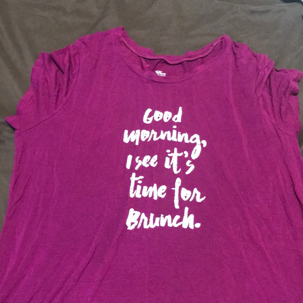 Purple pj shirt